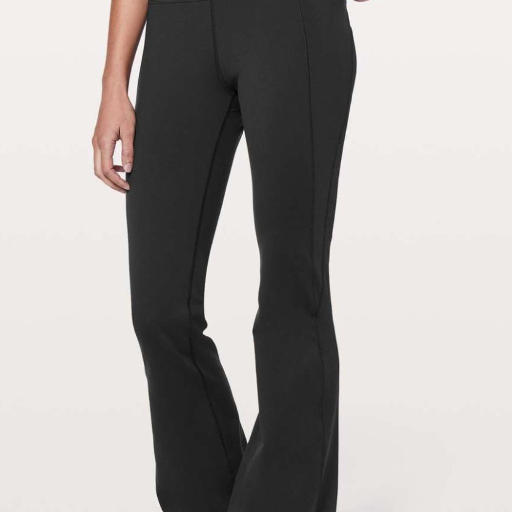 LULULEMON flare pants, reversible
